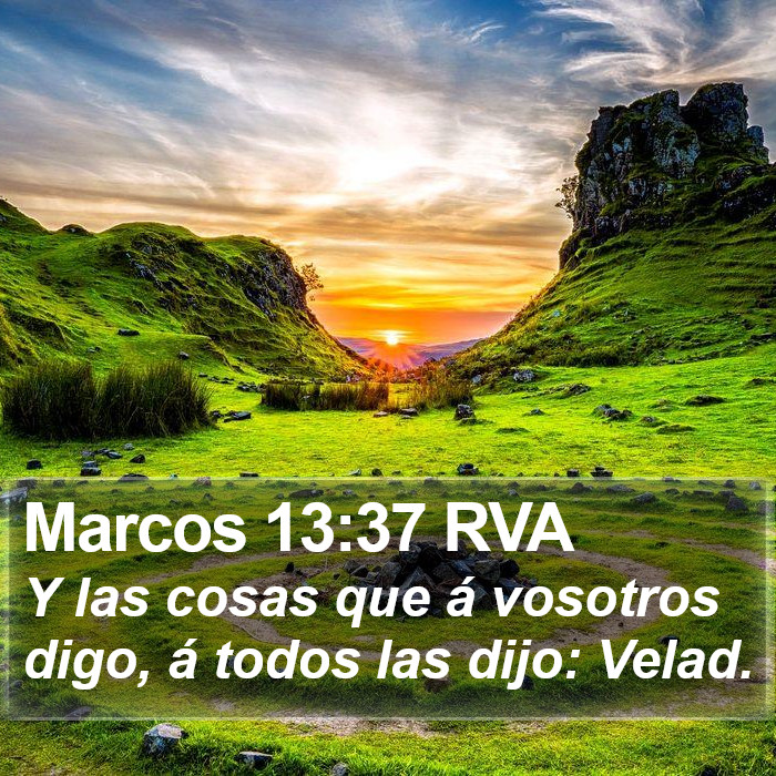 Marcos 13:37 RVA Bible Study