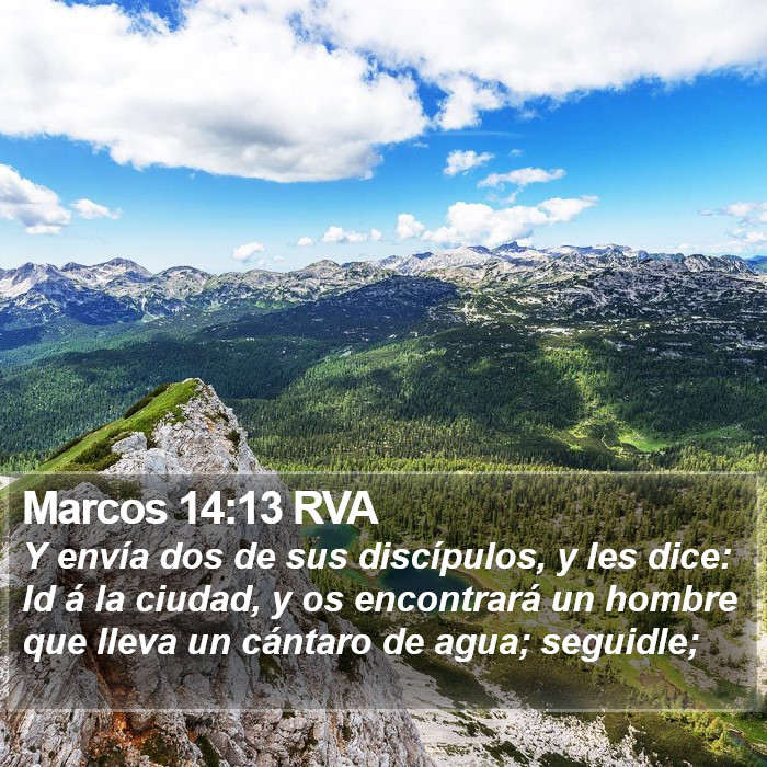 Marcos 14:13 RVA Bible Study