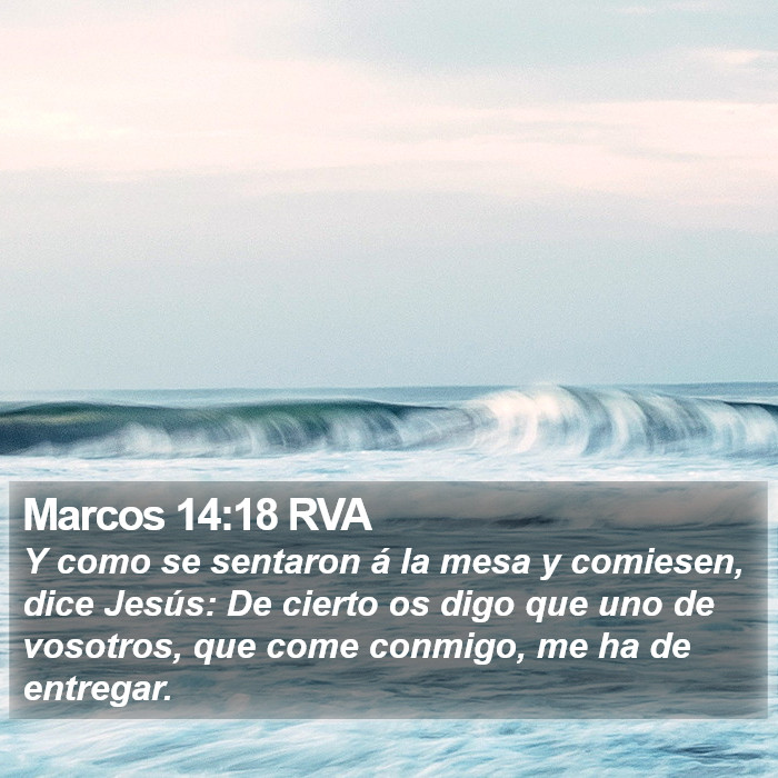 Marcos 14:18 RVA Bible Study