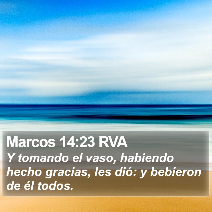 Marcos 14:23 RVA Bible Study