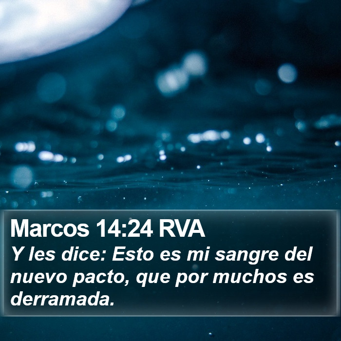 Marcos 14:24 RVA Bible Study