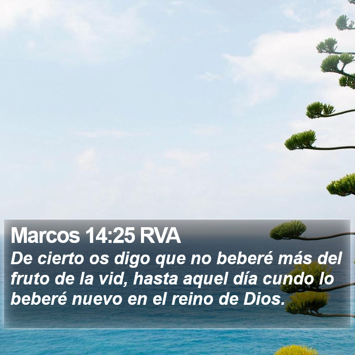 Marcos 14:25 RVA Bible Study