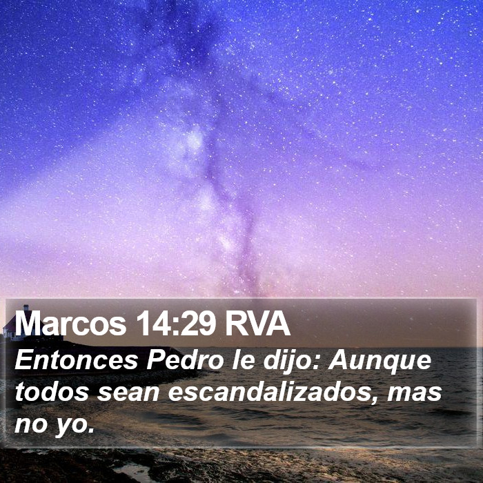 Marcos 14:29 RVA Bible Study