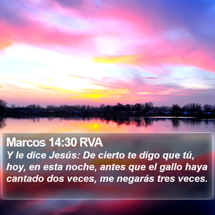 Marcos 14:30 RVA Bible Study