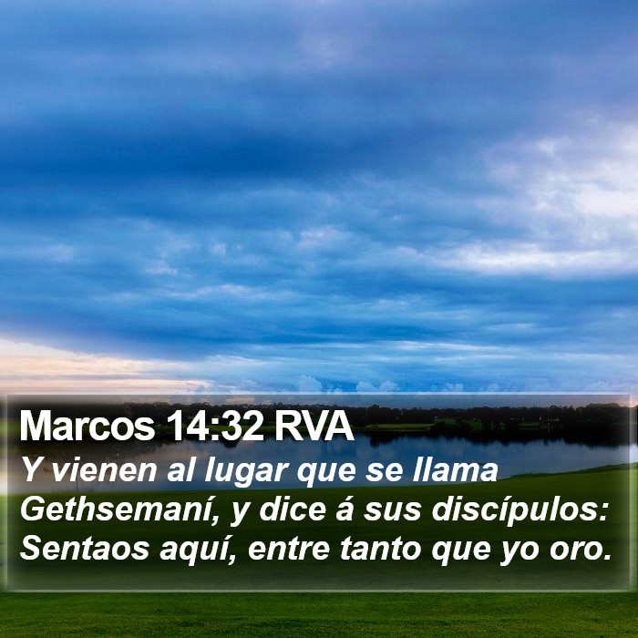 Marcos 14:32 RVA Bible Study