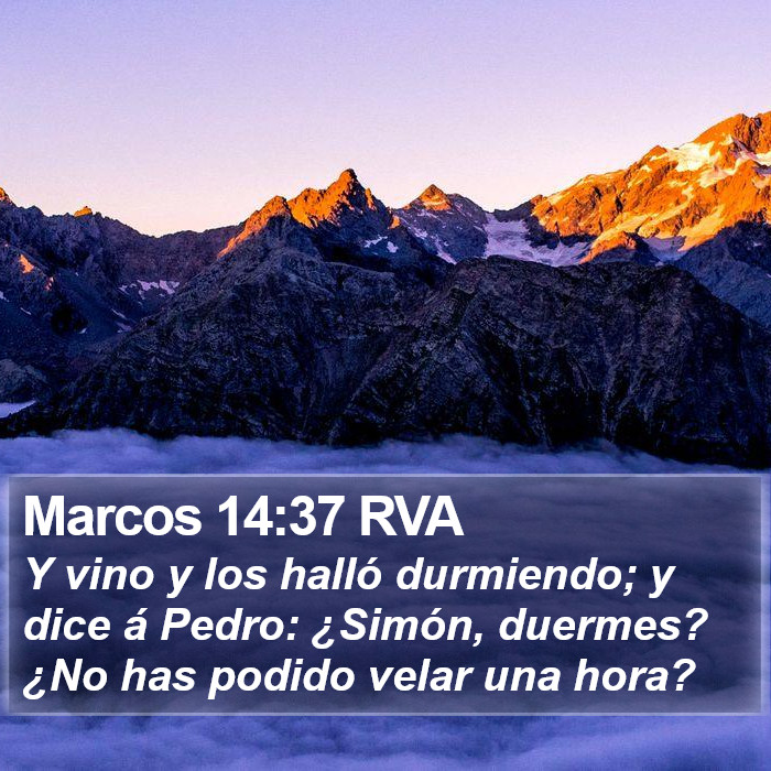 Marcos 14:37 RVA Bible Study