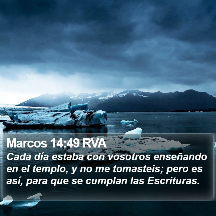 Marcos 14:49 RVA Bible Study