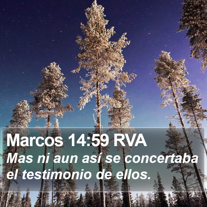 Marcos 14:59 RVA Bible Study