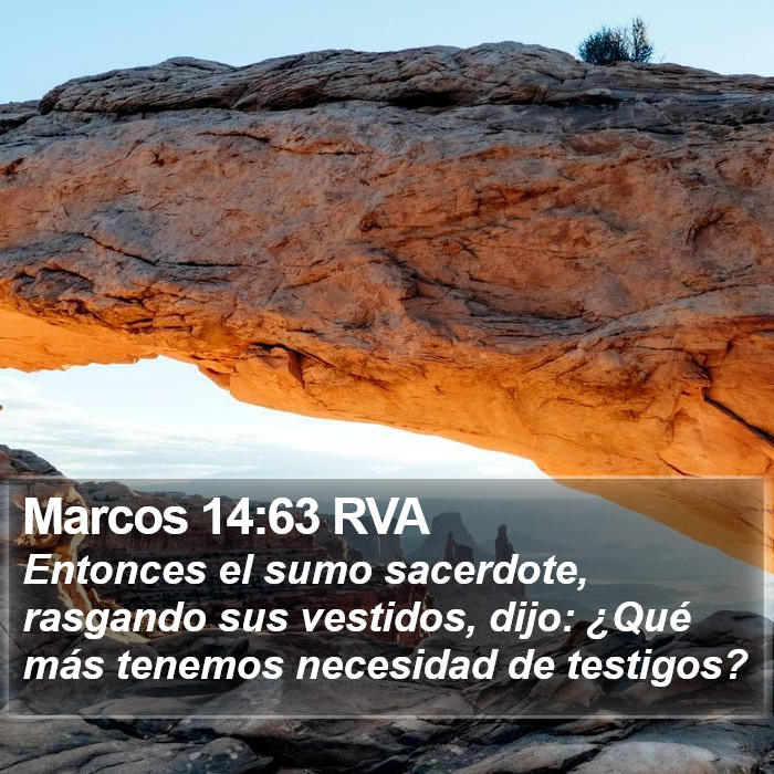 Marcos 14:63 RVA Bible Study