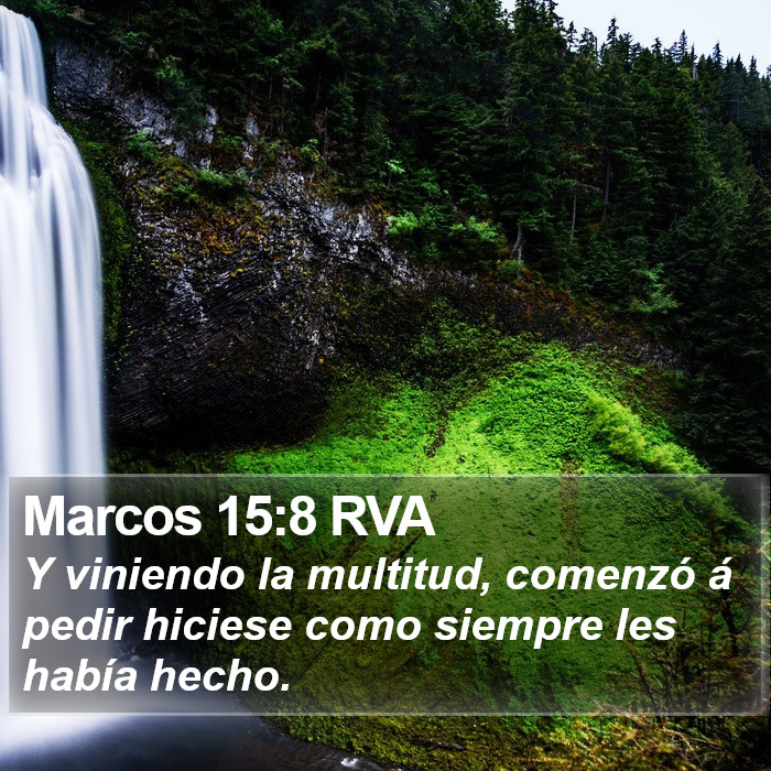 Marcos 15:8 RVA Bible Study