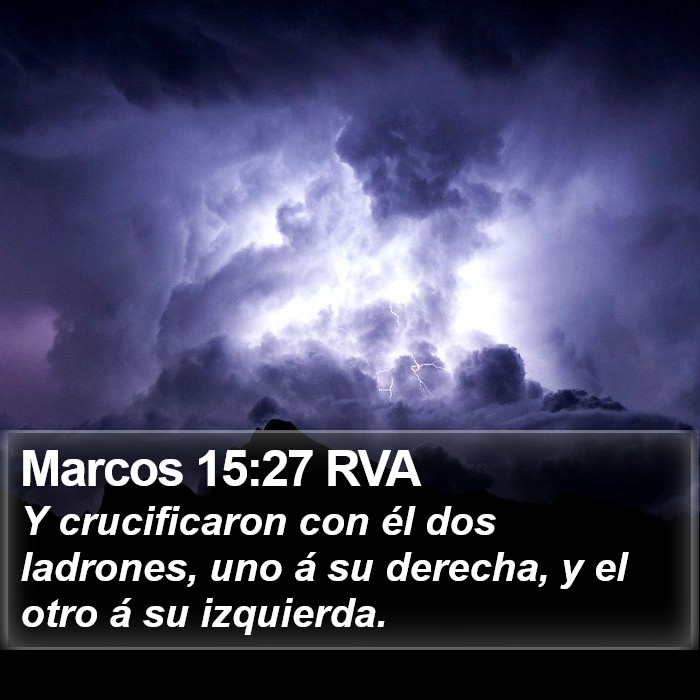 Marcos 15:27 RVA Bible Study