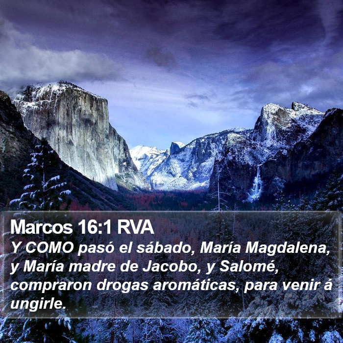 Marcos 16:1 RVA Bible Study