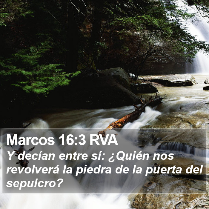 Marcos 16:3 RVA Bible Study