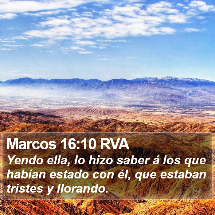 Marcos 16:10 RVA Bible Study