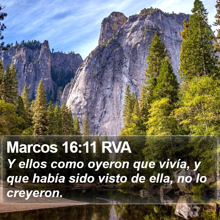 Marcos 16:11 RVA Bible Study