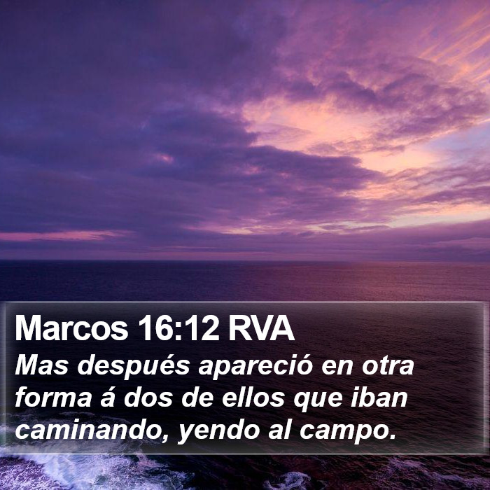 Marcos 16:12 RVA Bible Study