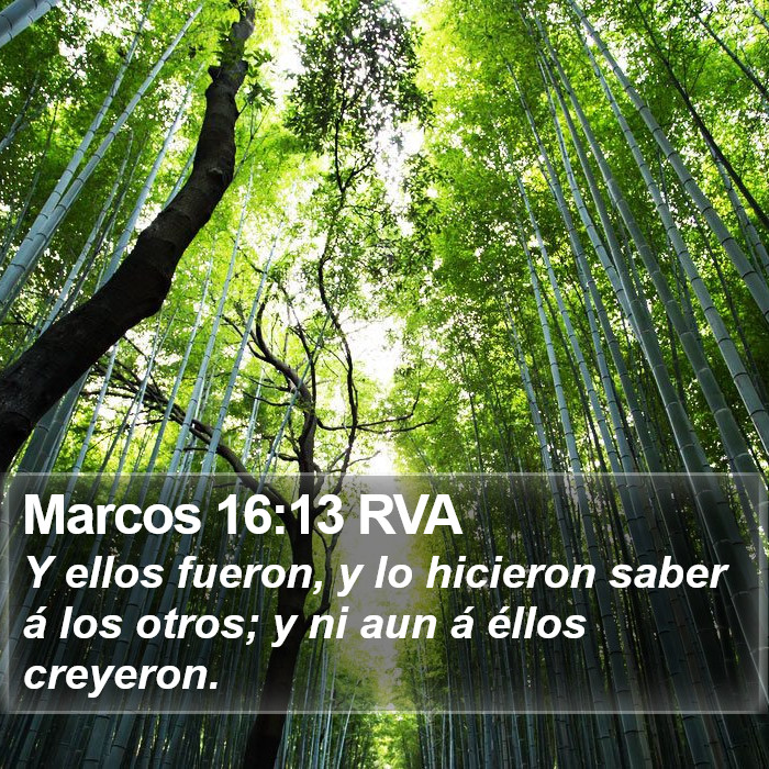 Marcos 16:13 RVA Bible Study