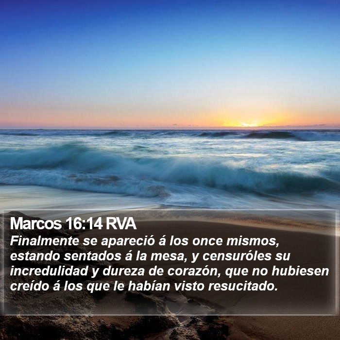 Marcos 16:14 RVA Bible Study