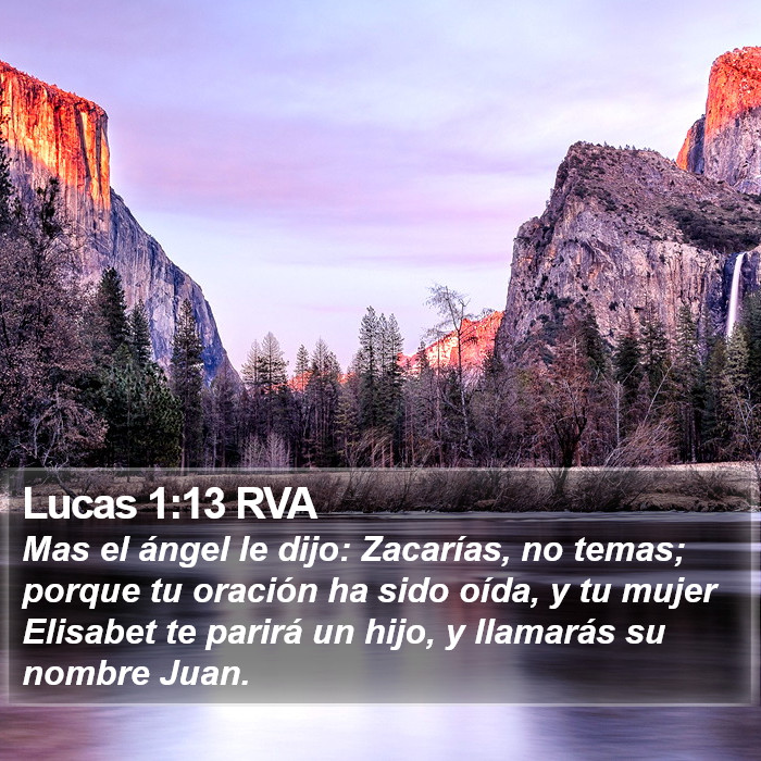 Lucas 1:13 RVA Bible Study