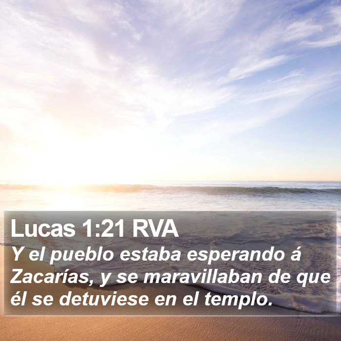 Lucas 1:21 RVA Bible Study