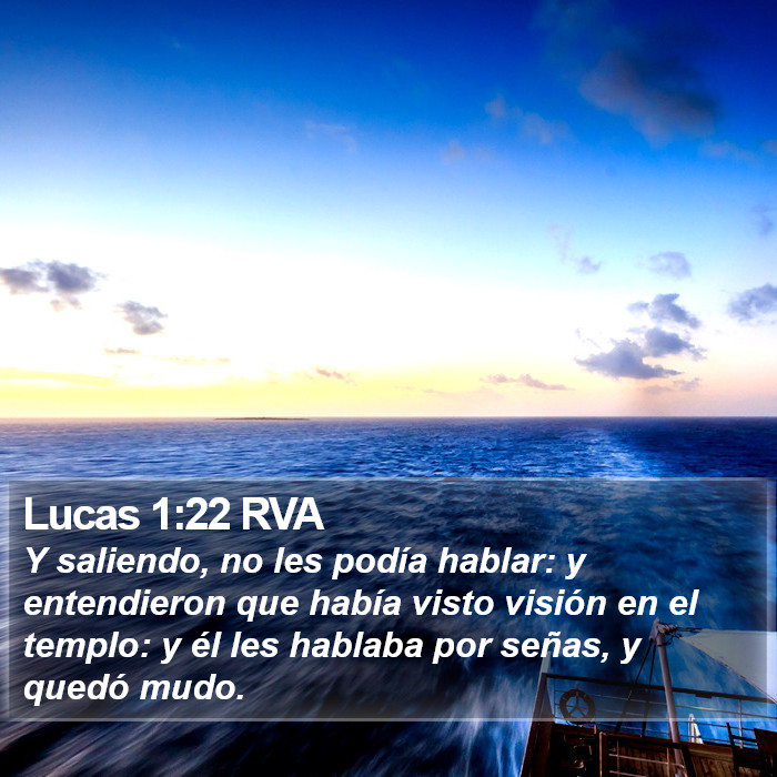 Lucas 1:22 RVA Bible Study