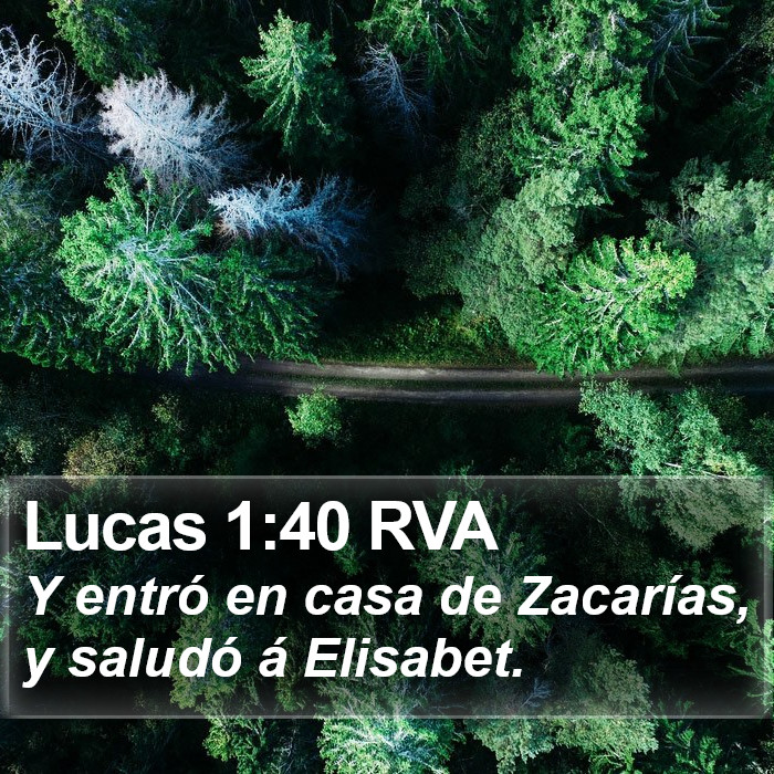 Lucas 1:40 RVA Bible Study