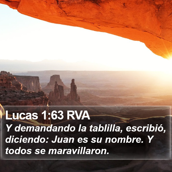 Lucas 1:63 RVA Bible Study