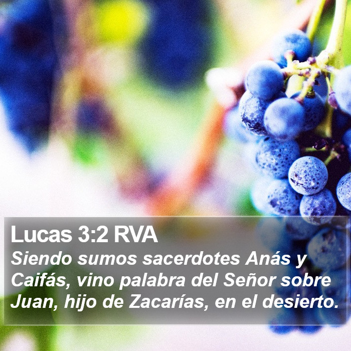 Lucas 3:2 RVA Bible Study