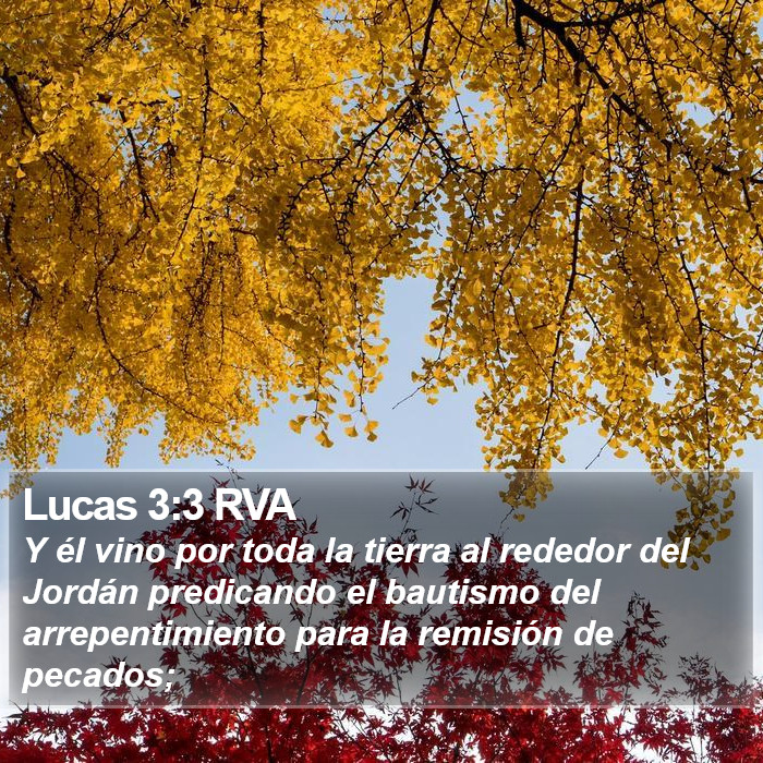 Lucas 3:3 RVA Bible Study