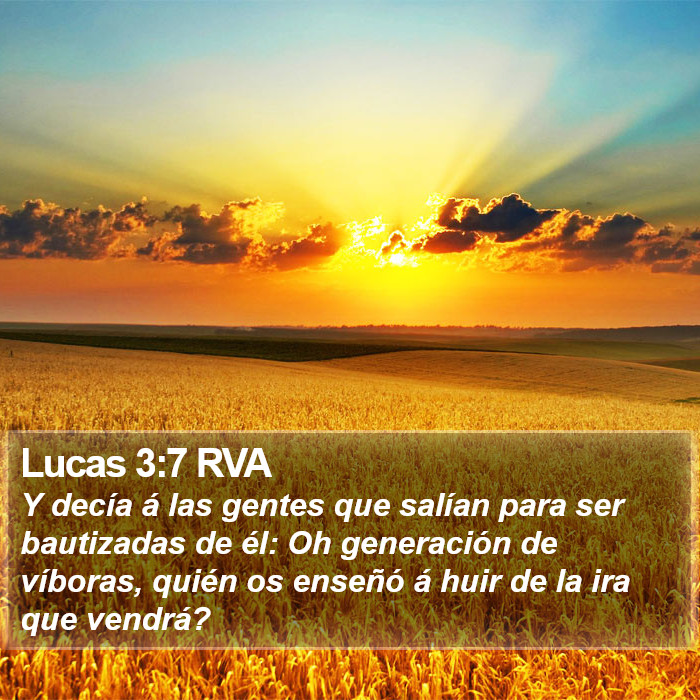 Lucas 3:7 RVA Bible Study