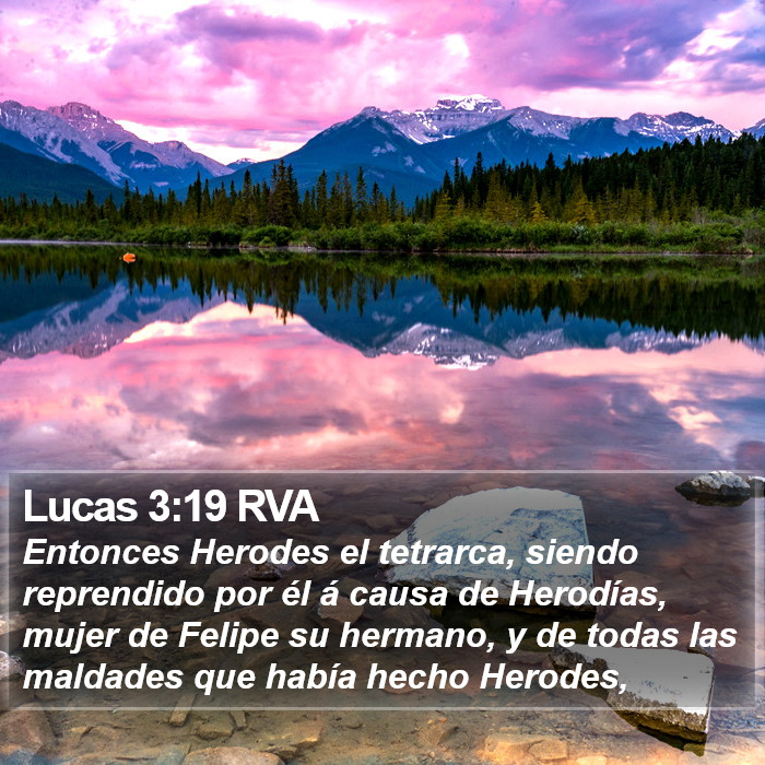 Lucas 3:19 RVA Bible Study