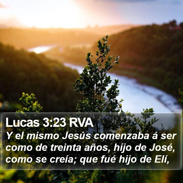 Lucas 3:23 RVA Bible Study