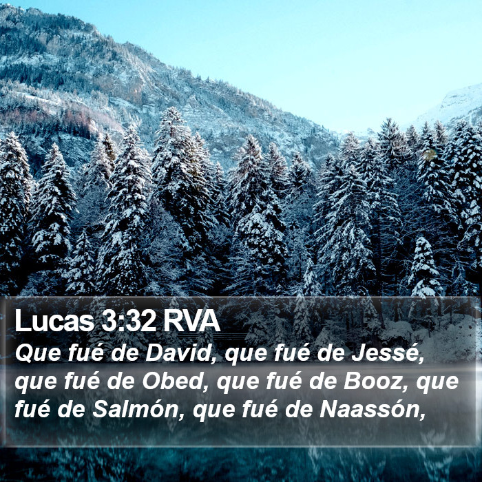 Lucas 3:32 RVA Bible Study