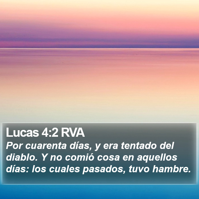 Lucas 4:2 RVA Bible Study