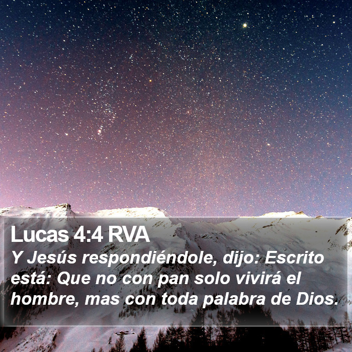 Lucas 4:4 RVA Bible Study