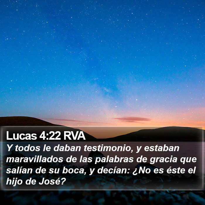 Lucas 4:22 RVA Bible Study