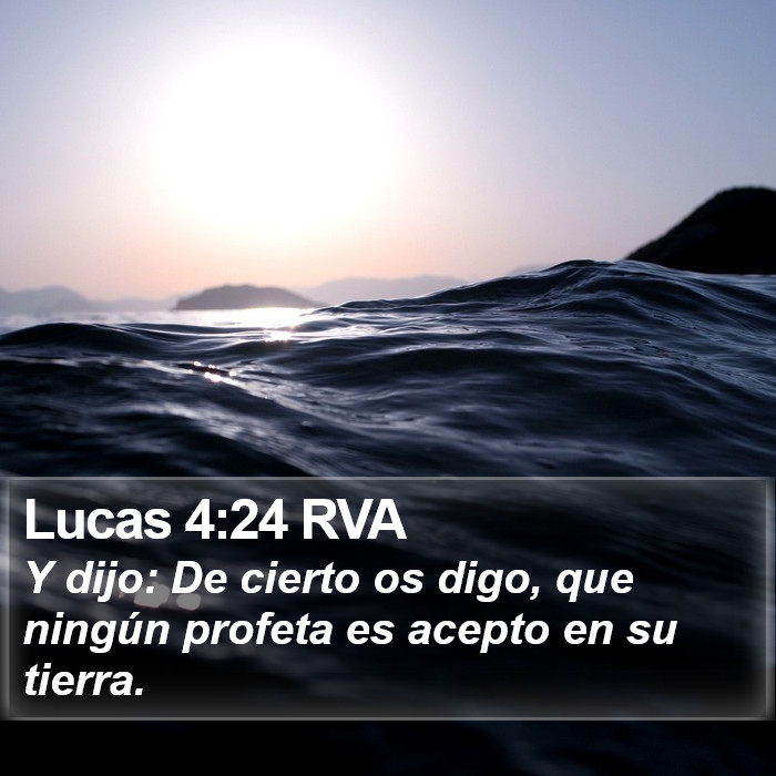 Lucas 4:24 RVA Bible Study