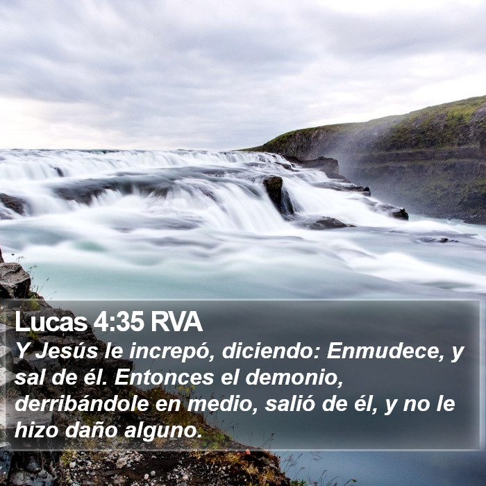 Lucas 4:35 RVA Bible Study