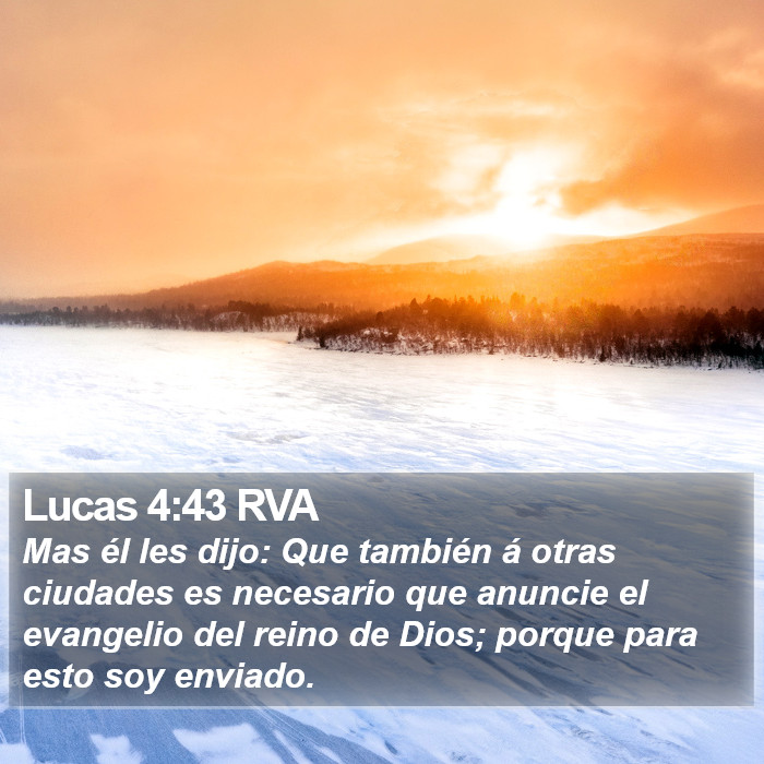 Lucas 4:43 RVA Bible Study