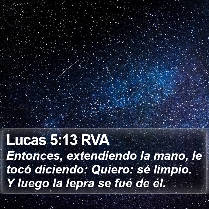 Lucas 5:13 RVA Bible Study