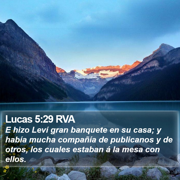 Lucas 5:29 RVA Bible Study