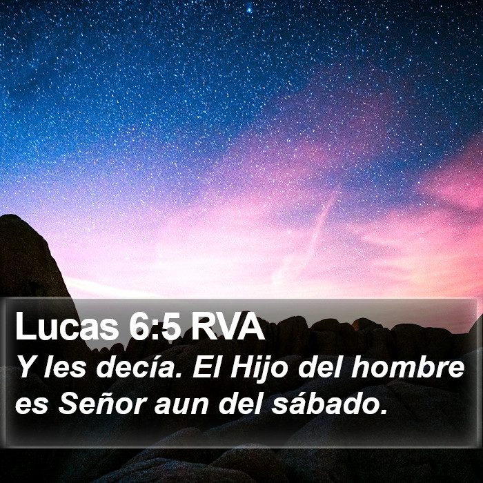 Lucas 6:5 RVA Bible Study