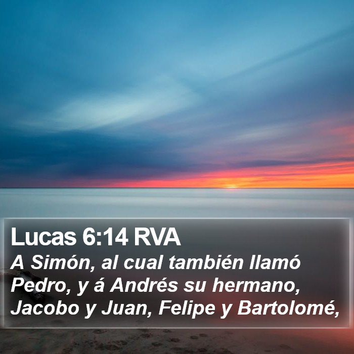 Lucas 6:14 RVA Bible Study