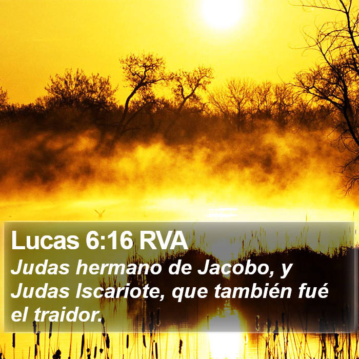 Lucas 6:16 RVA Bible Study