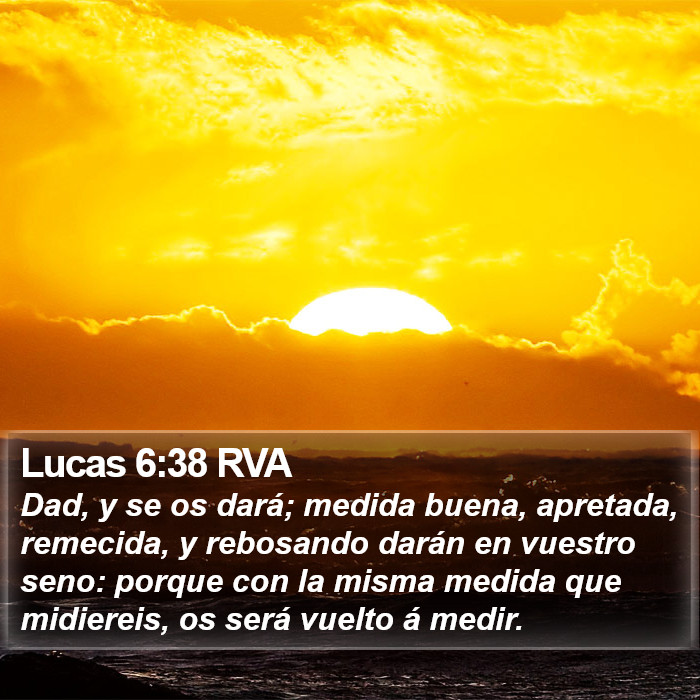 Lucas 6:38 RVA Bible Study