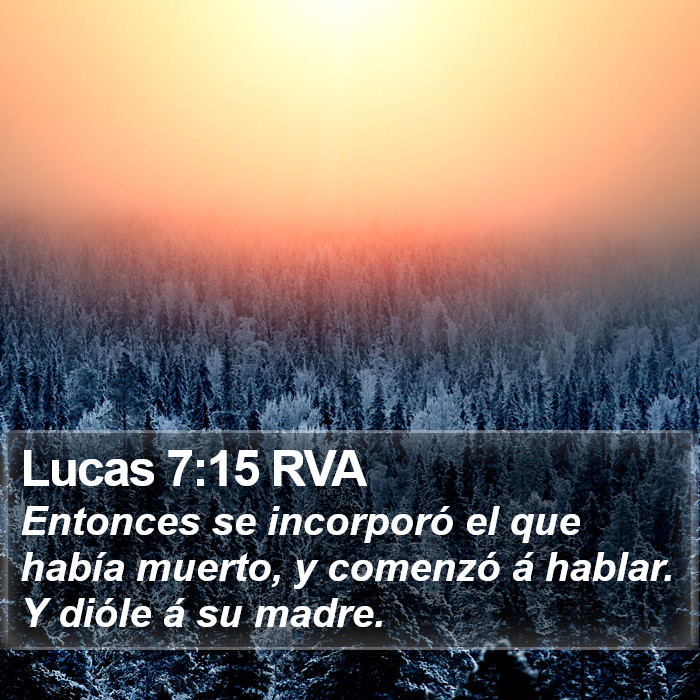 Lucas 7:15 RVA Bible Study