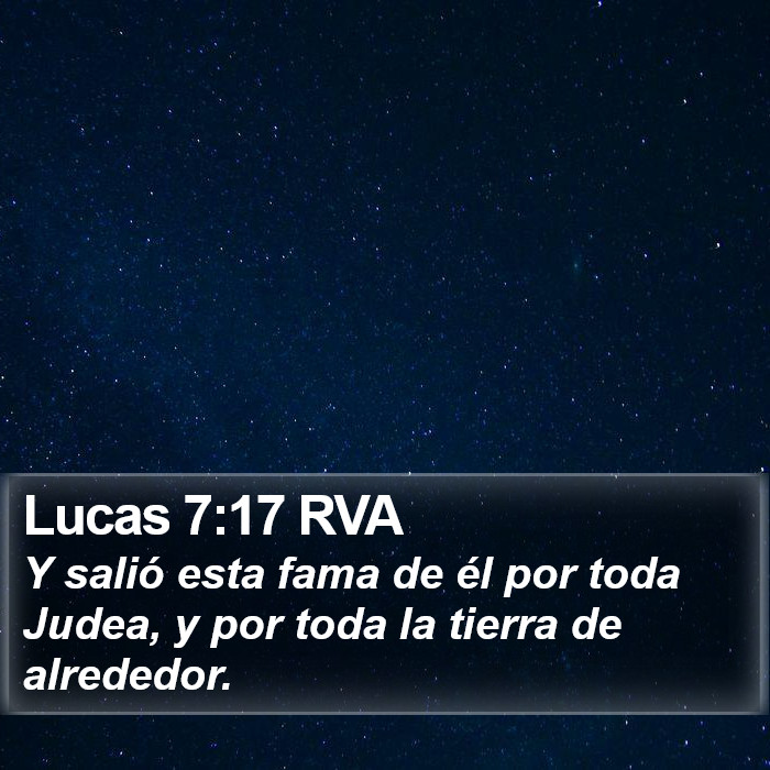 Lucas 7:17 RVA Bible Study