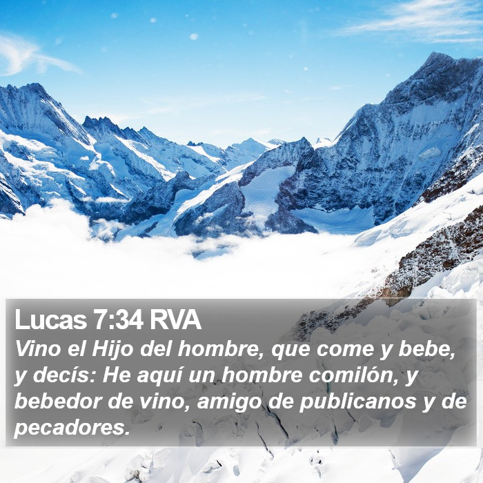 Lucas 7:34 RVA Bible Study