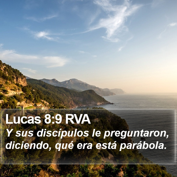 Lucas 8:9 RVA Bible Study