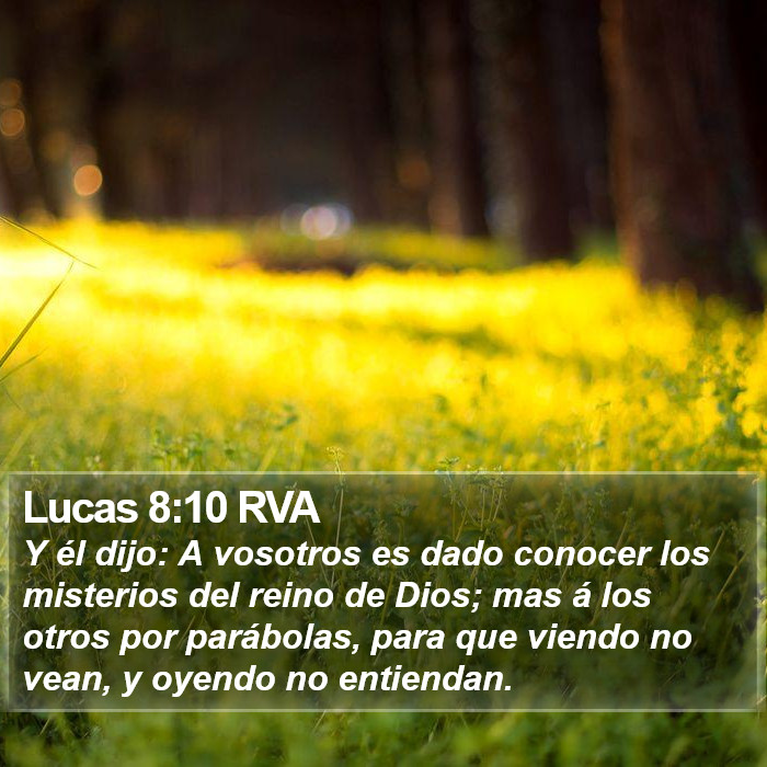 Lucas 8:10 RVA Bible Study